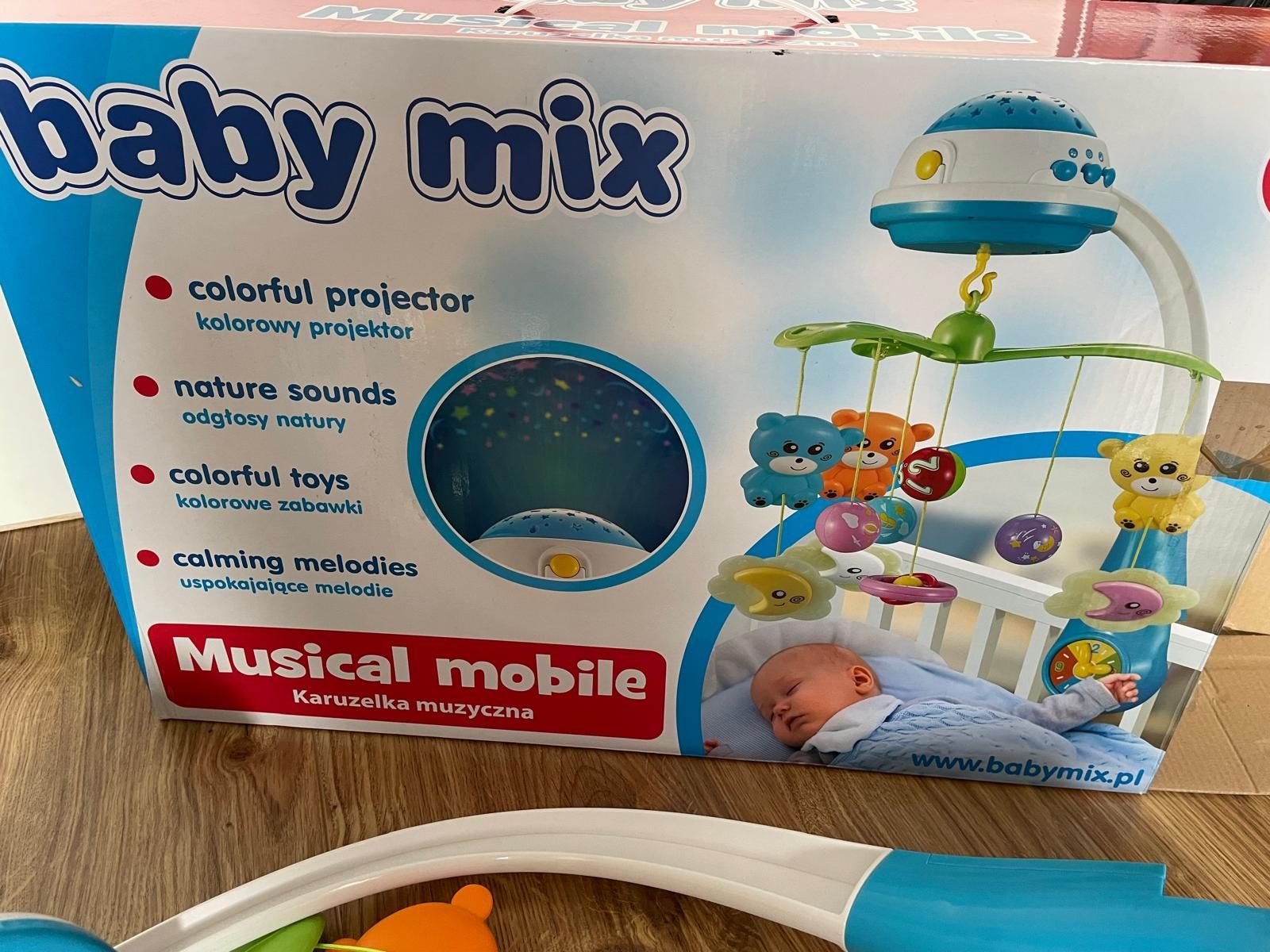 Karuzela baby mix z projektorem