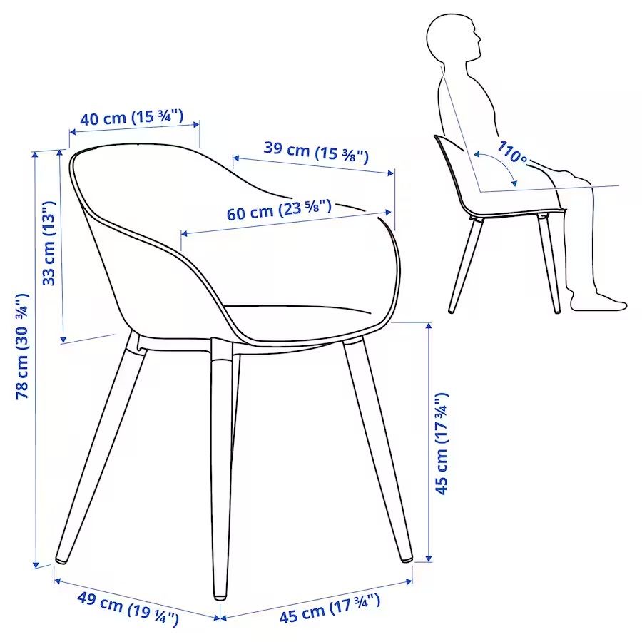 Krzeslo ikea grönsta