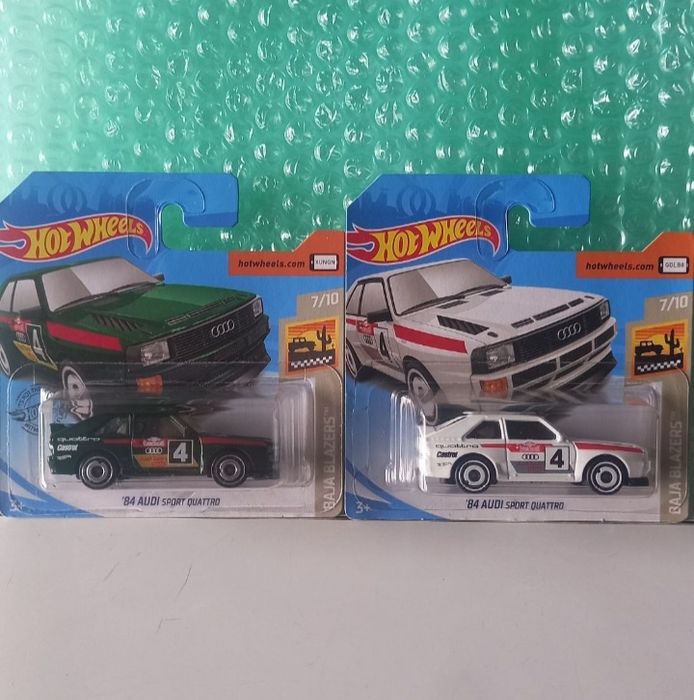 2 hot wheels 84 audi sport quattro