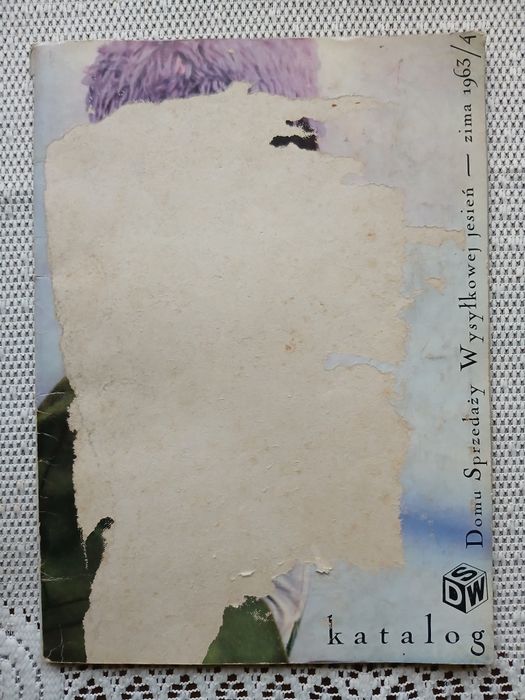 Katalog Domu Sprzedaży Wysyłkowej w Łodzi na rok 1963/64,PRL