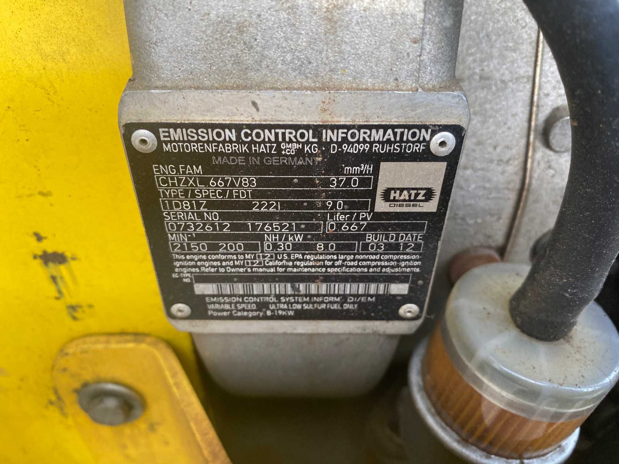 Zagęszczarka rewersyjna Atlas Copco LG500 rok 2012