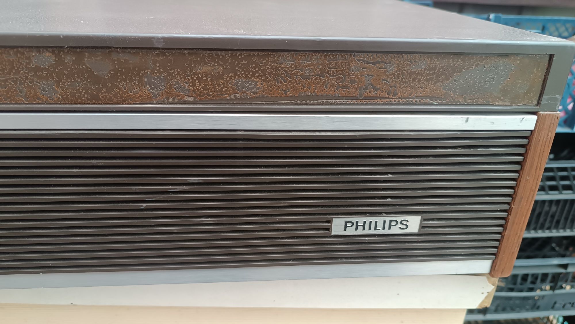 Magnetofon szpulowy Philips, nie UNITRA, stary.