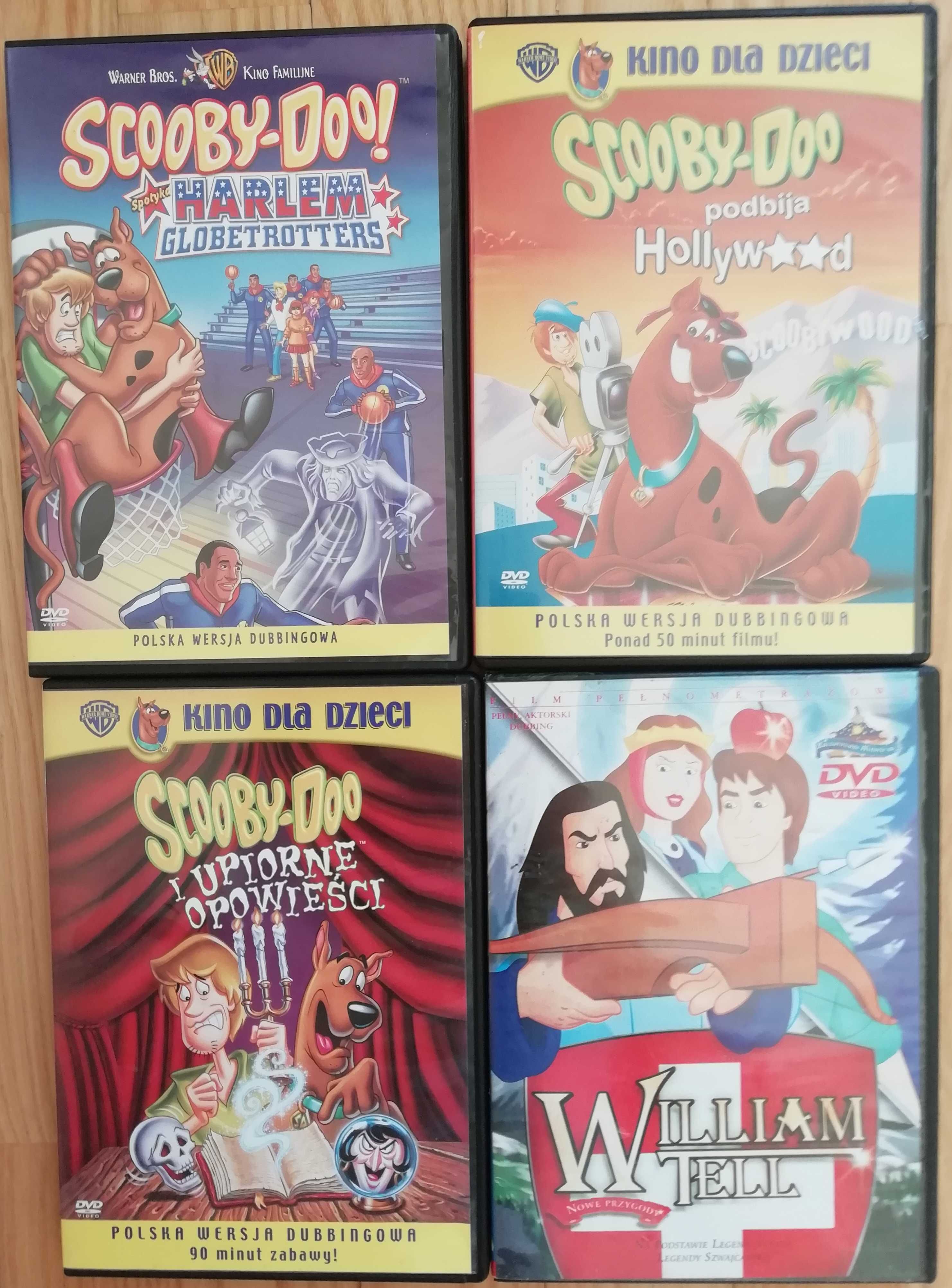 13x BAJKI na DVD SCOOBY-DOO, Auta, Miś Benjamin ZESTAW