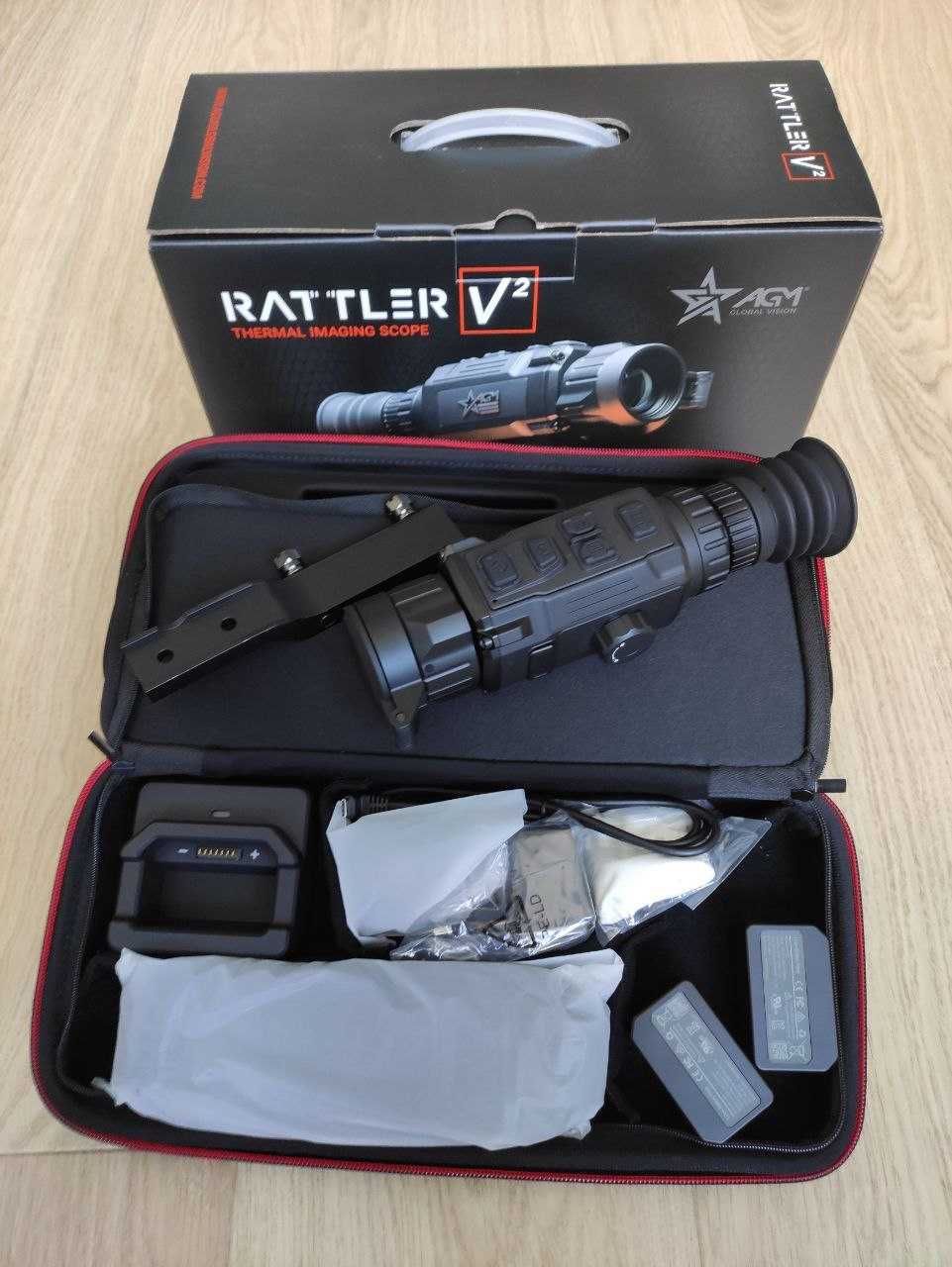 Тепловізійний приціл AGM Rattler V2 19-256