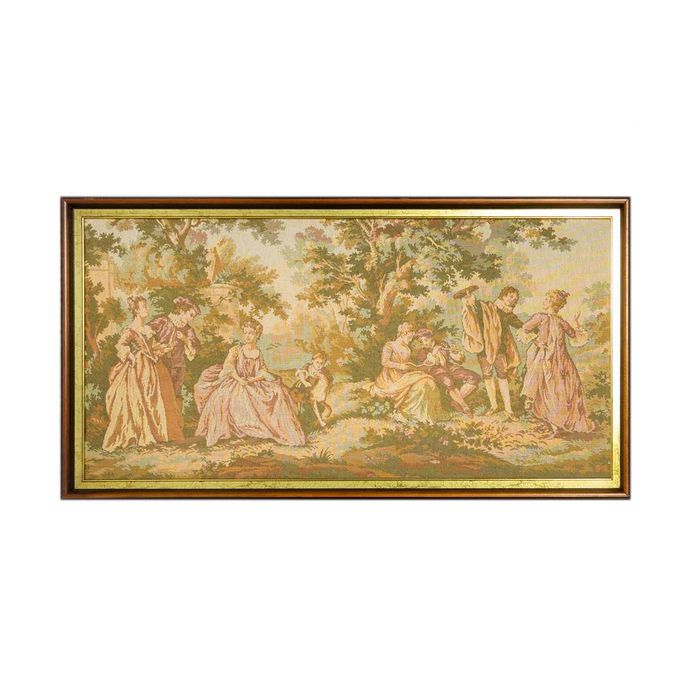 Tapeçaria de Parede Gobelin com Moldura