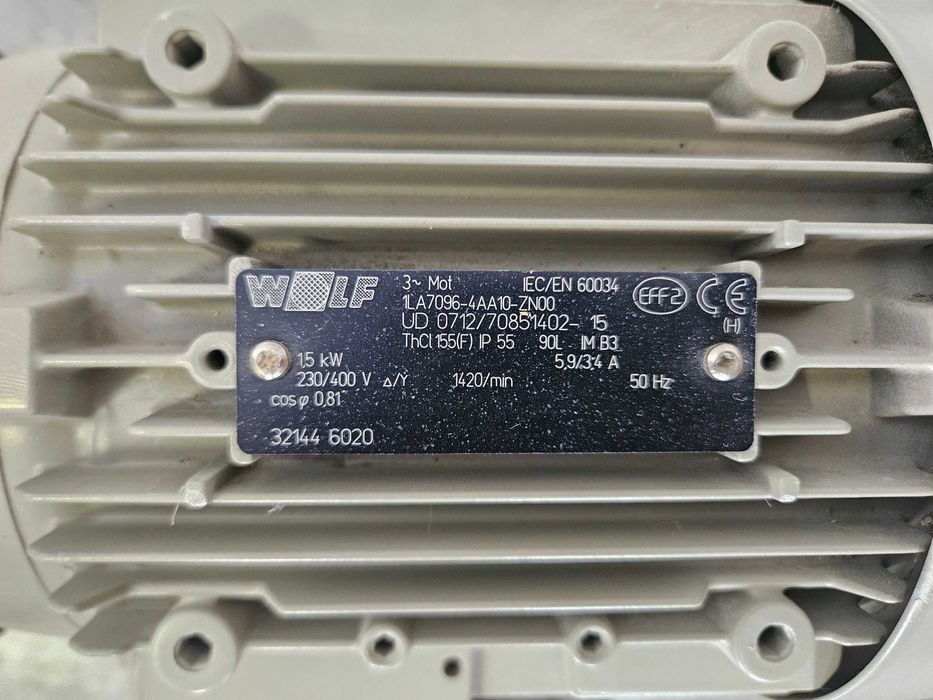 Silniki elektryczne 1,5 kW.