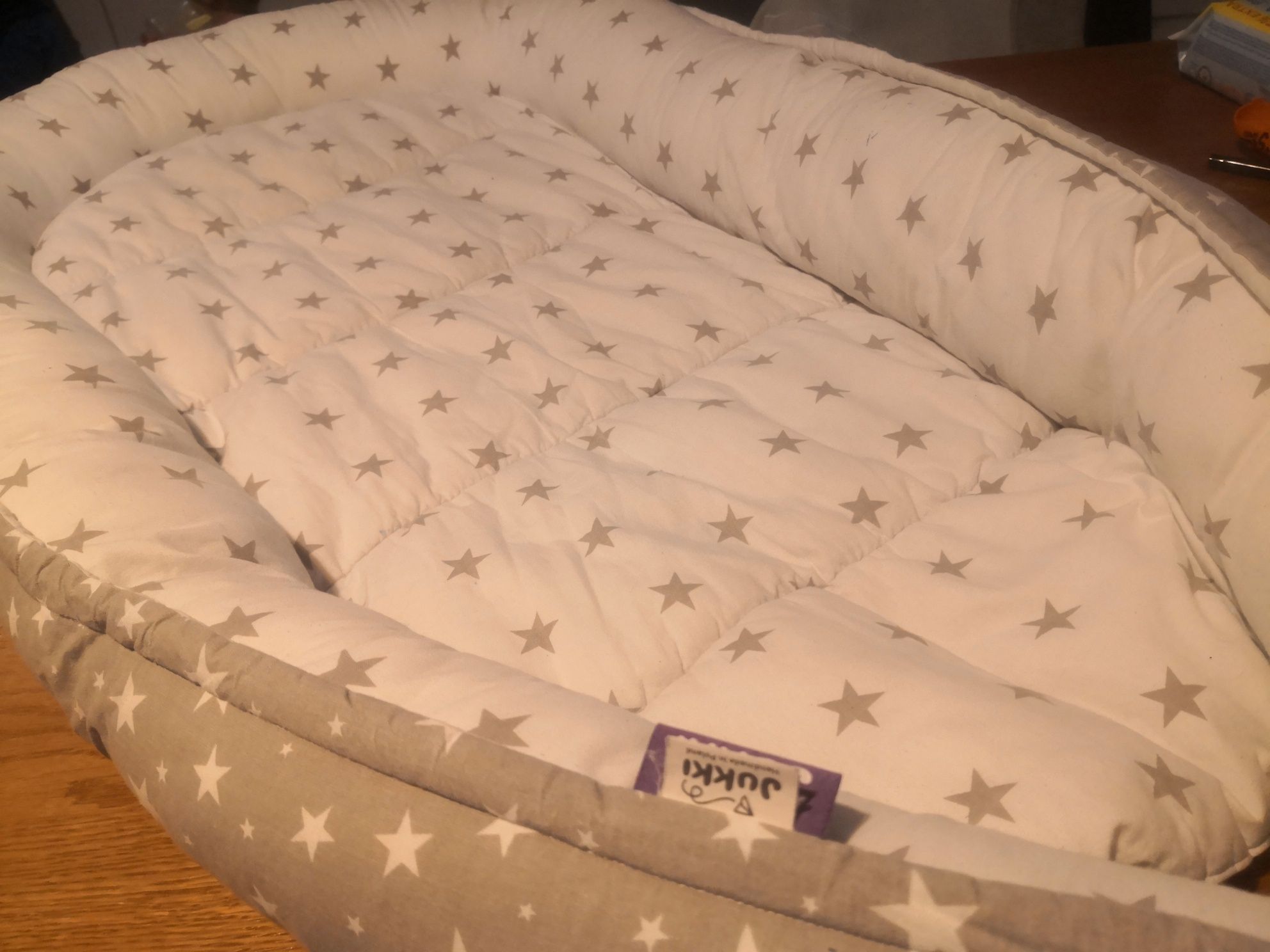 Dwustronny Kokon Niemowlęcy XXL 120x65 cm JUKKI