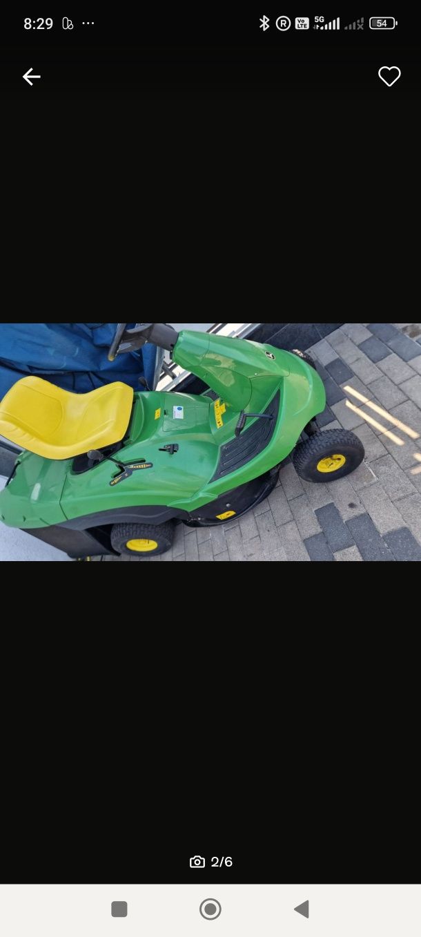 Kosiarka traktorek John Deere