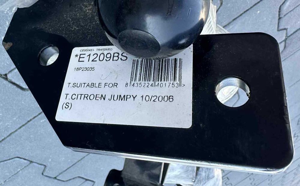 Hak holowniczy Citroen Jumpy 10/2026  – komplet z wiązką