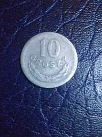 Moneta 10 groszy PRL AL BZ 1949 r