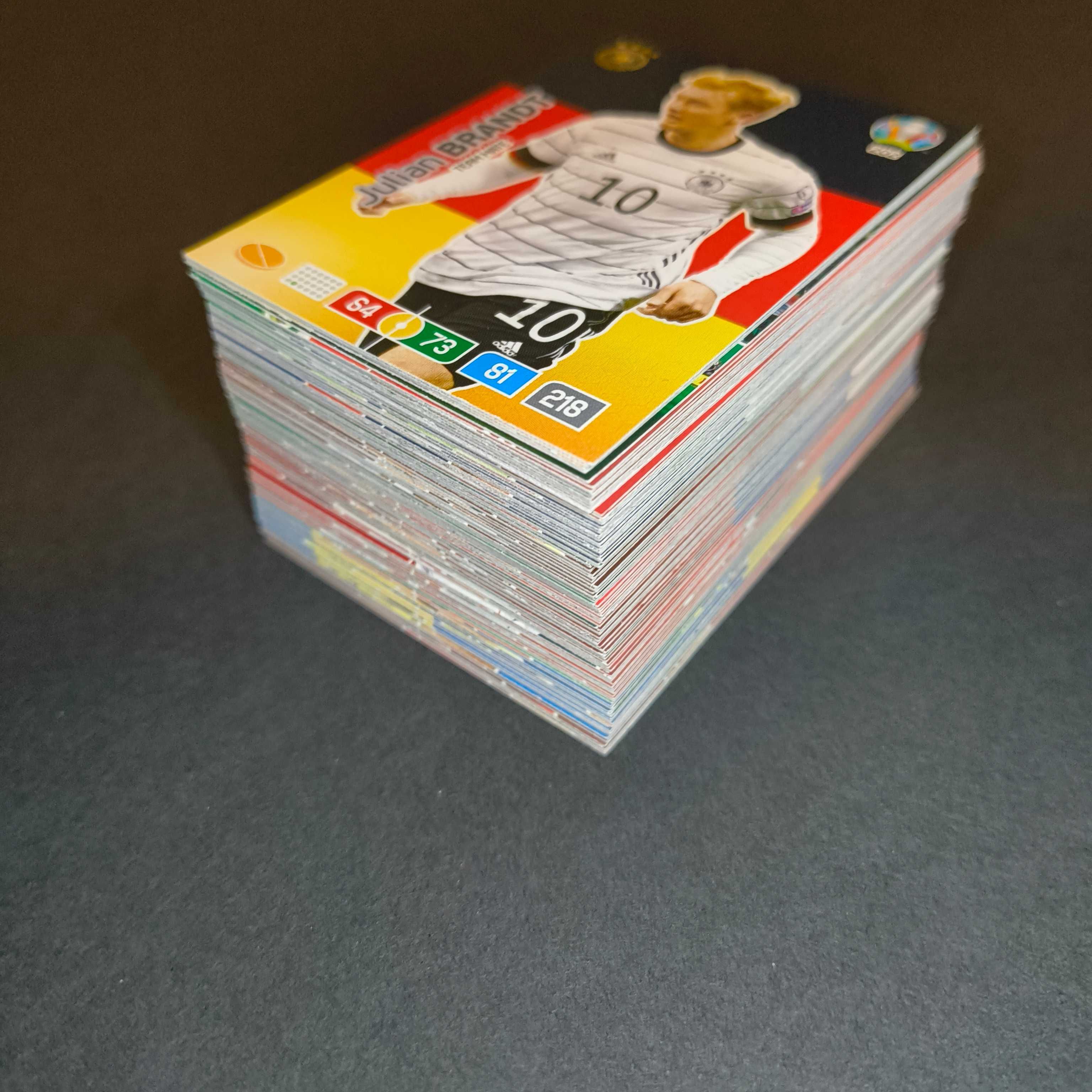 Lote 100 Cartas Panini Euro 2020 Todas Diferentes - Portes Incluídos