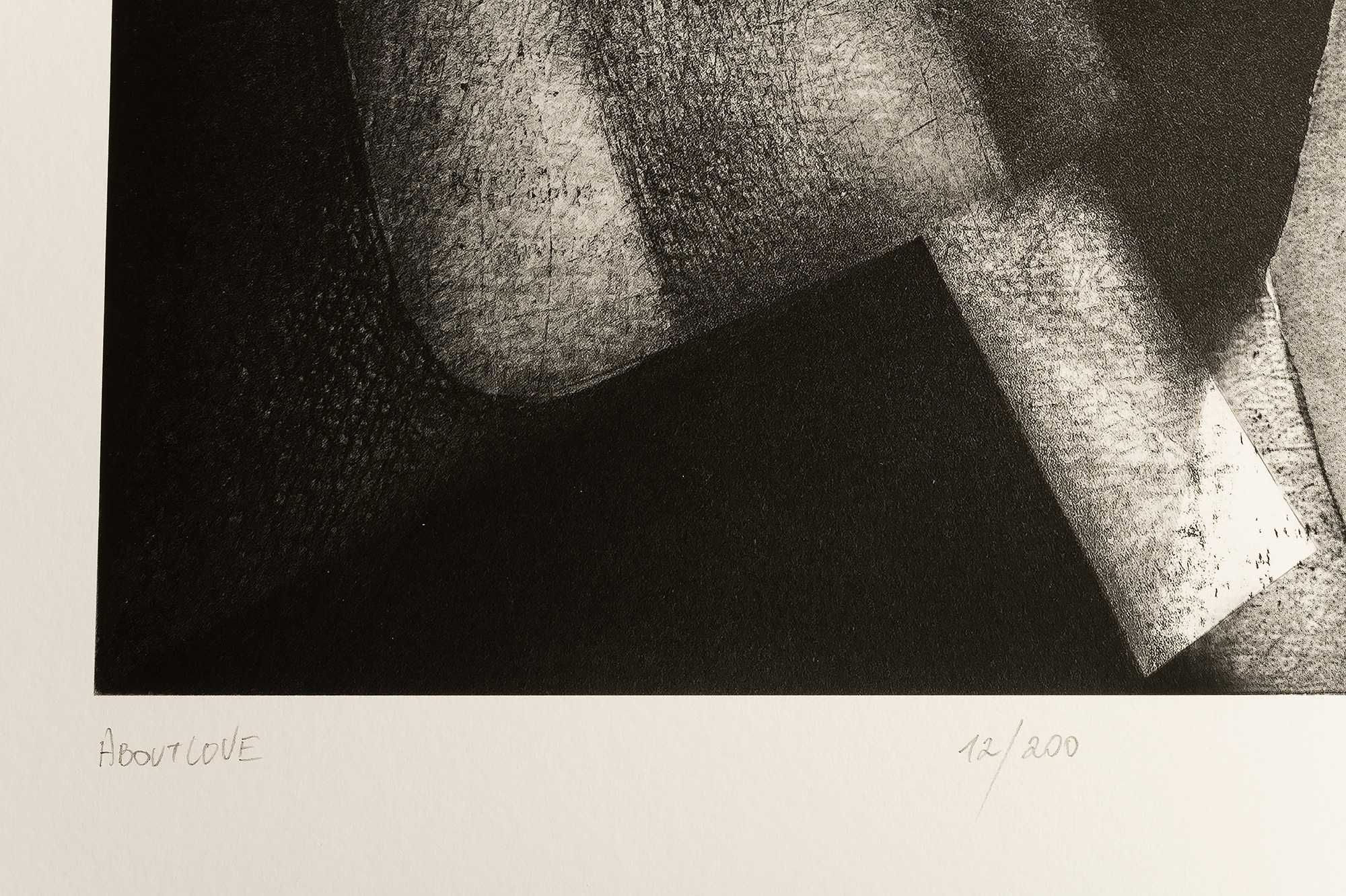 Grafika, inkografia, "About Love" 13/200 Cezary Tkaczyk, 50x60 cm