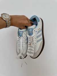 Кросівки жіночі Adidas Samba White Blue 36-41 Без передоплати