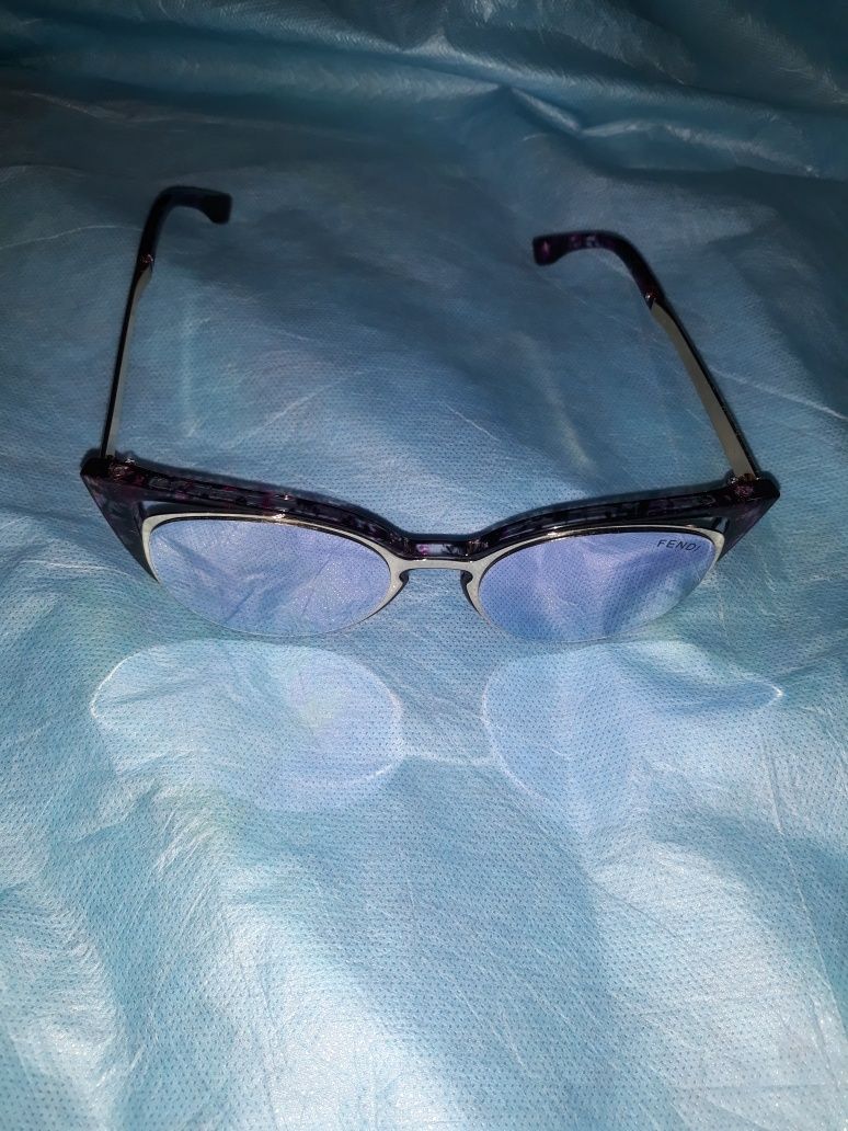 FENDI FF 0136 51 Солнцезащитные очки стильные фиолетовые Фенди