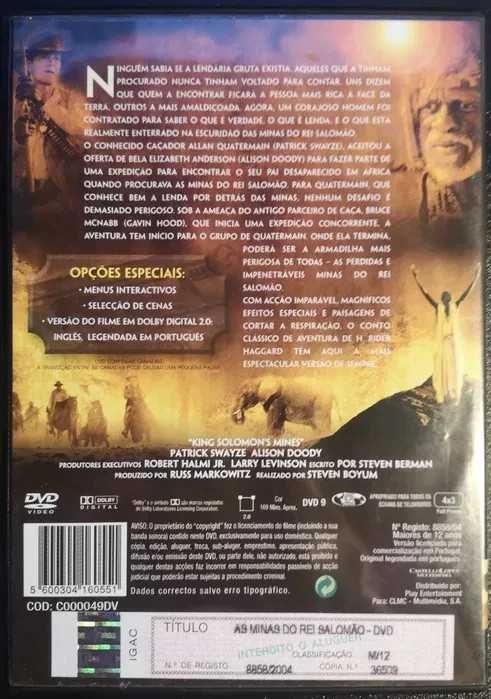 DVD "As Minas do Rei Salomão"
