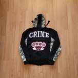 Bluza rozpinana y2k Organized Crime kastet M