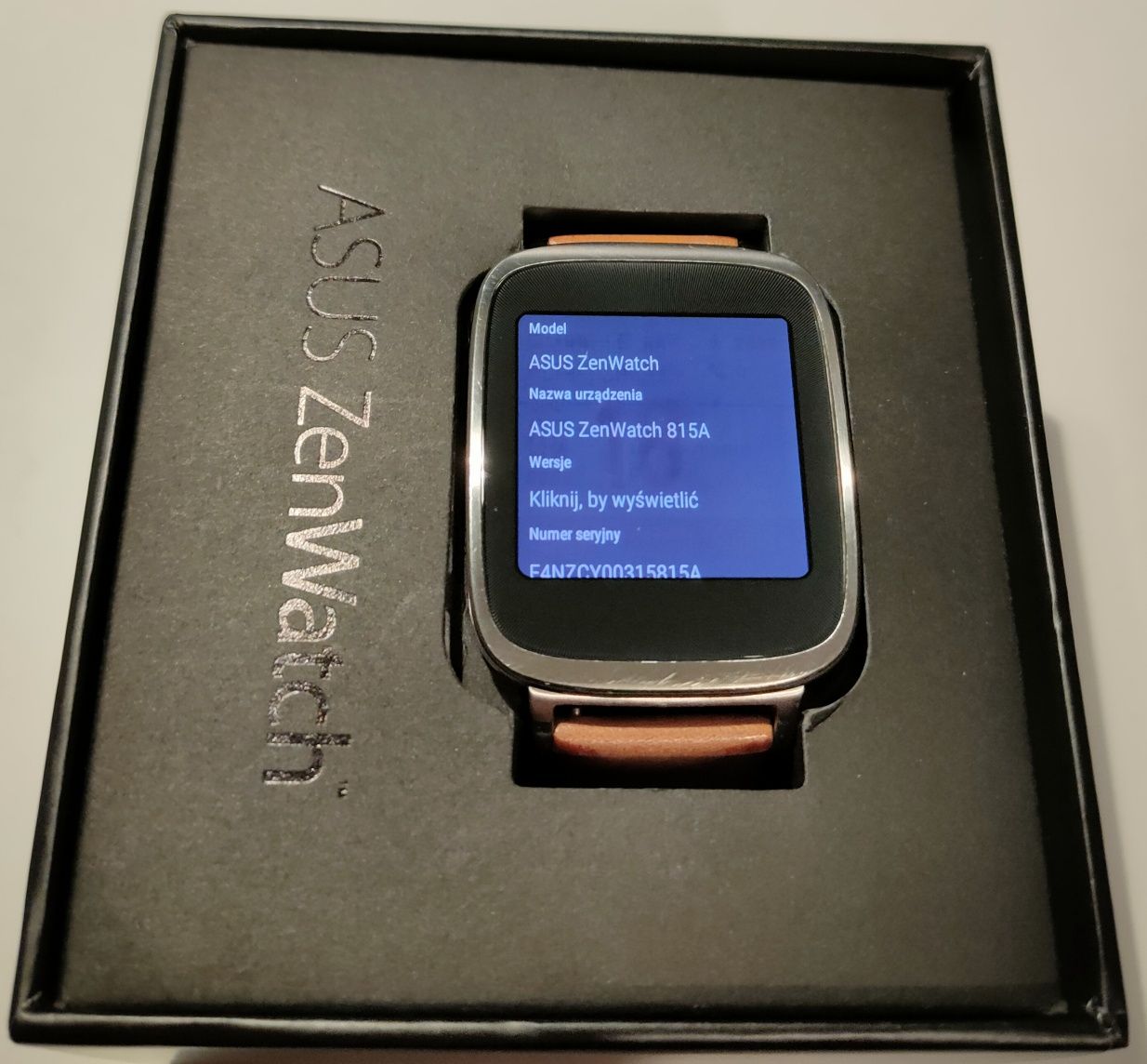 ASUS ZenWatch WI500Q Android