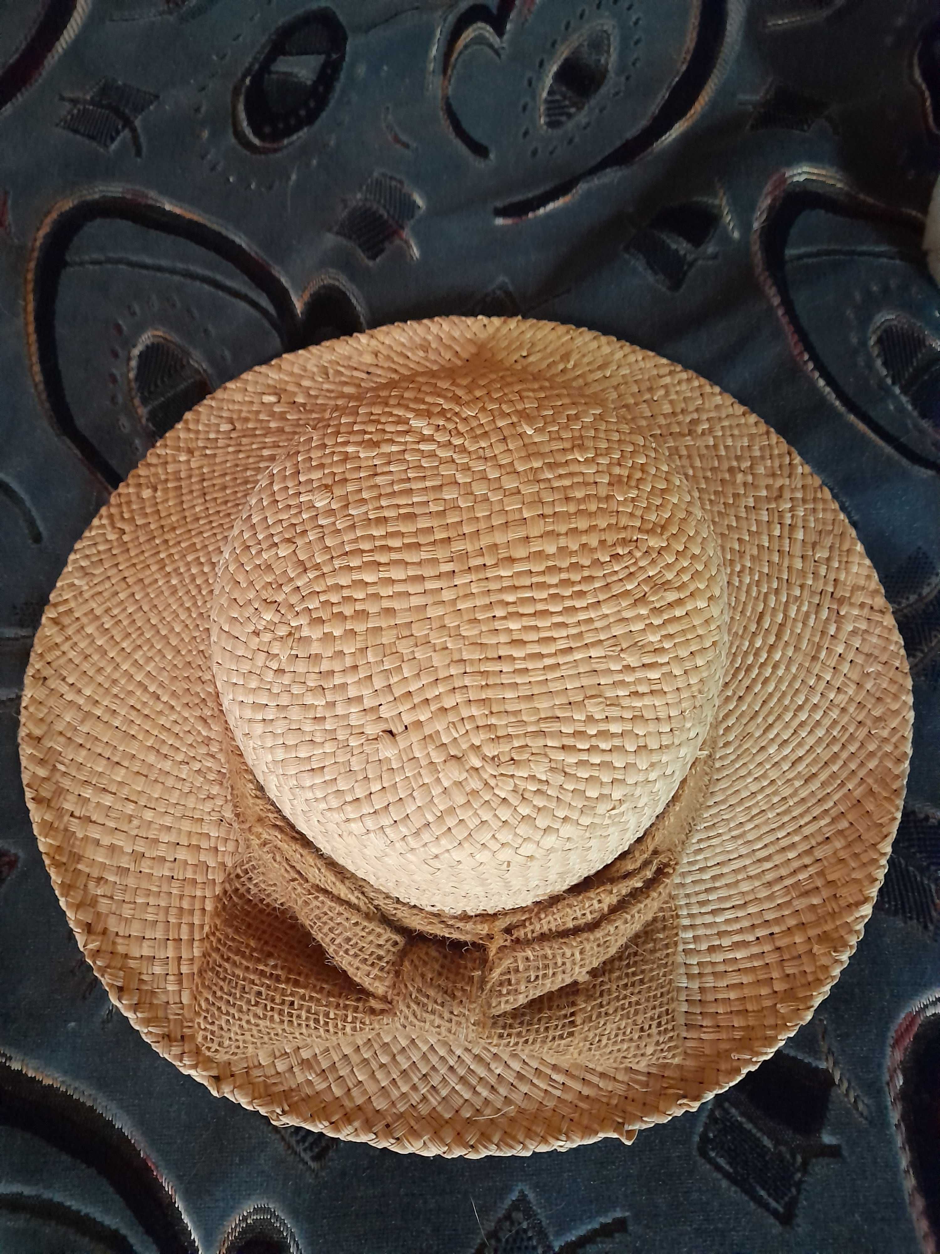Шляпа канотье натуральная новая