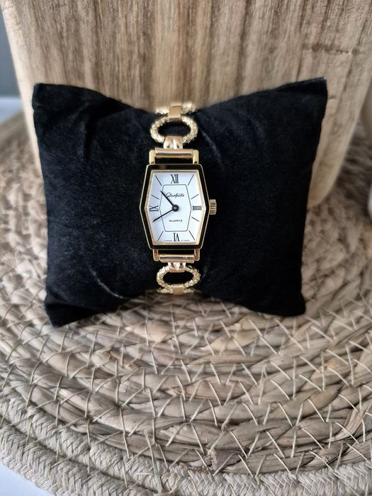 Piekny stary zegarek kwarcowy Glashütte