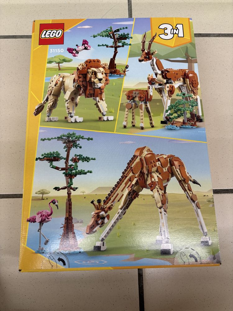Lego creator 3-1 Girafa, Panda, Tigre, Astraunauta (Novo e Selado)