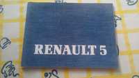 Renault 5 manual de instruções