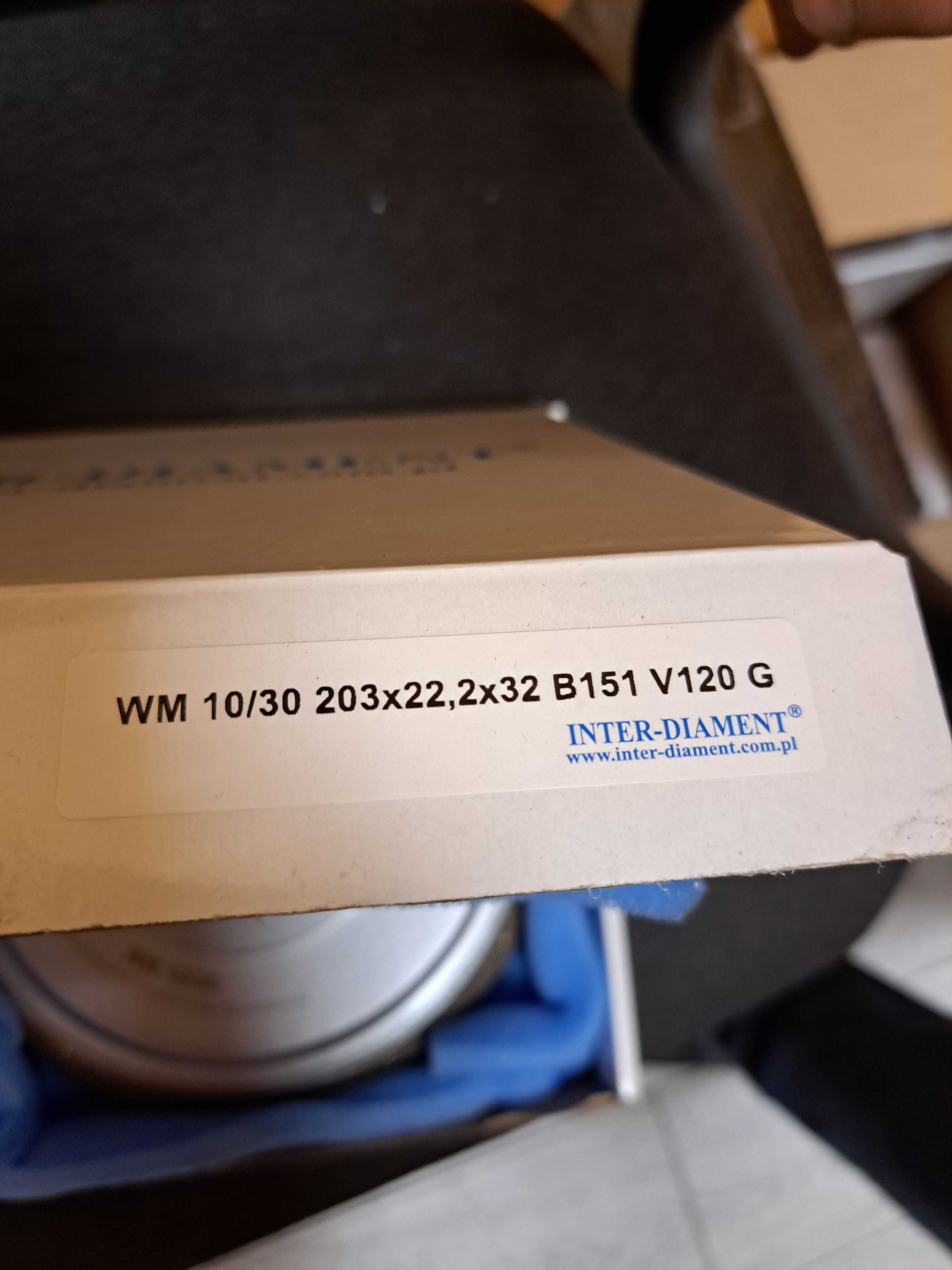Боразоновий круг для ленточных пил Д127 , Д150, Д 203 мм Inter-Diament