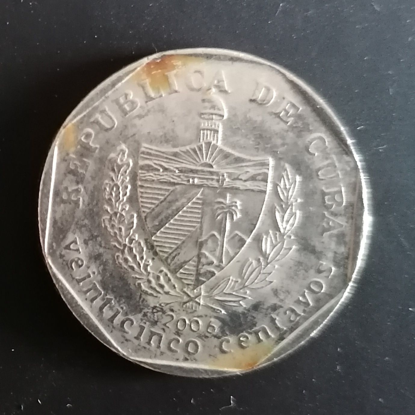 Kuba 25 centavos 2006 r