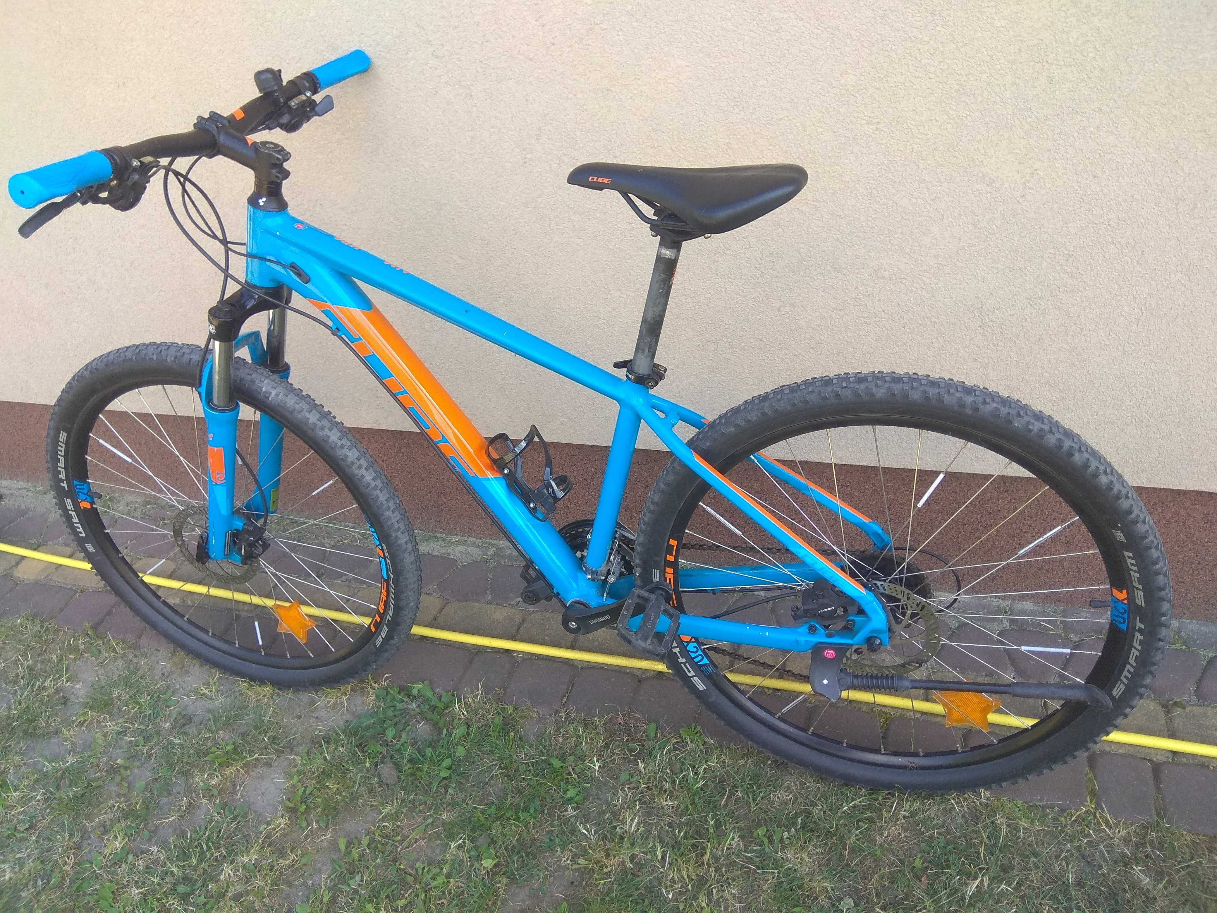 Rower MTB CUBE AIM HPA niebieski rama 16 cali koła 27,5