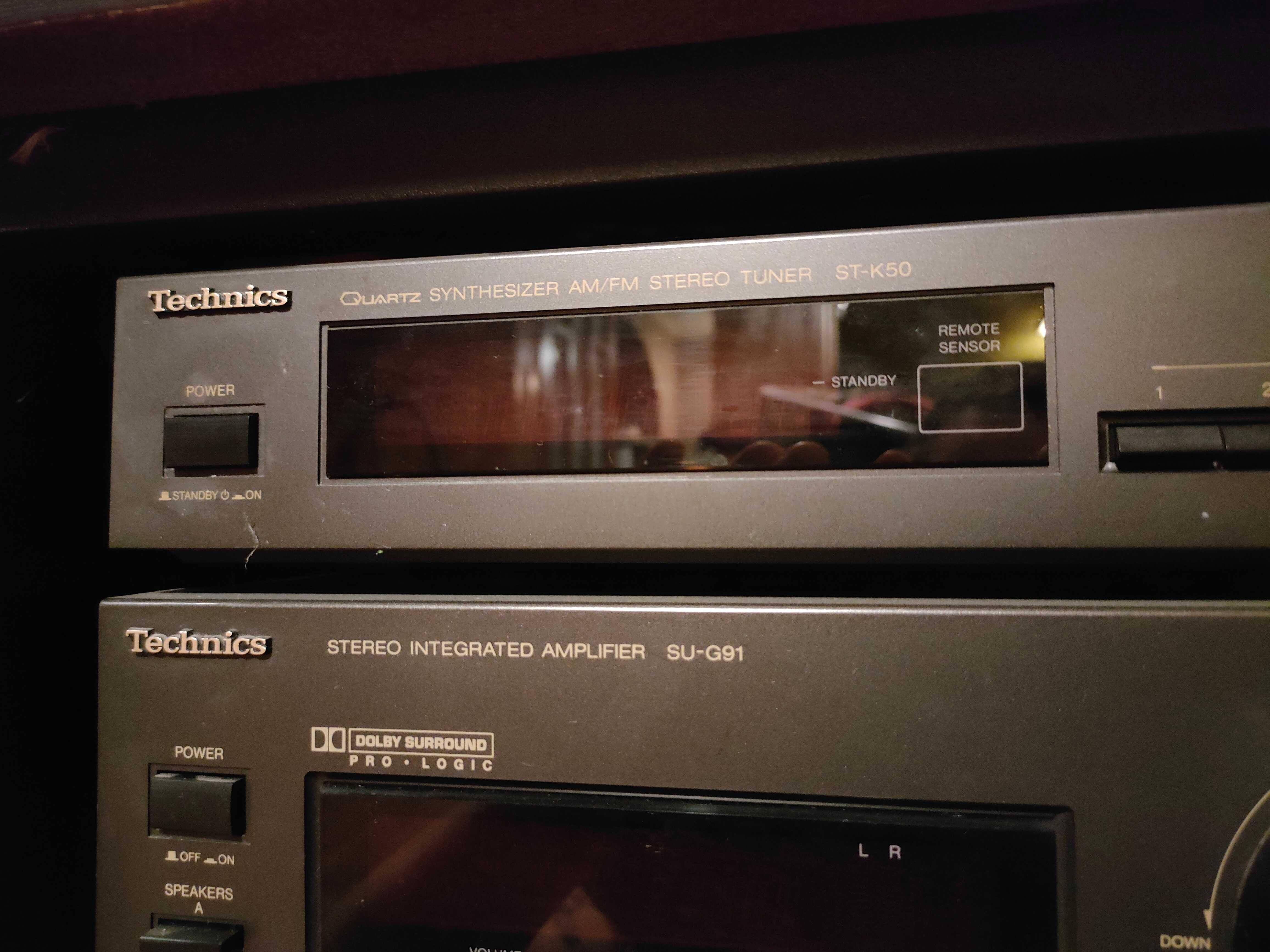 Wierza stereo Technics CD 5,1 Dolby Surround głośniki