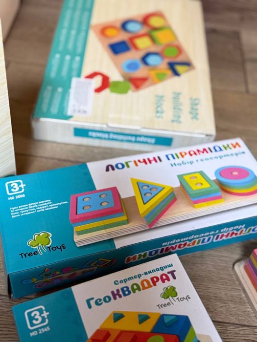 Дитячі сортери з дерева