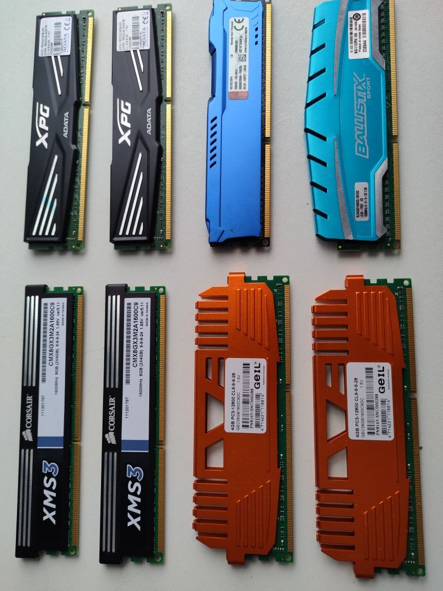 ОЗУ SODIMM, DDR3 - 2 Gb, 4 Gb; DDR4 - 4 Gb,