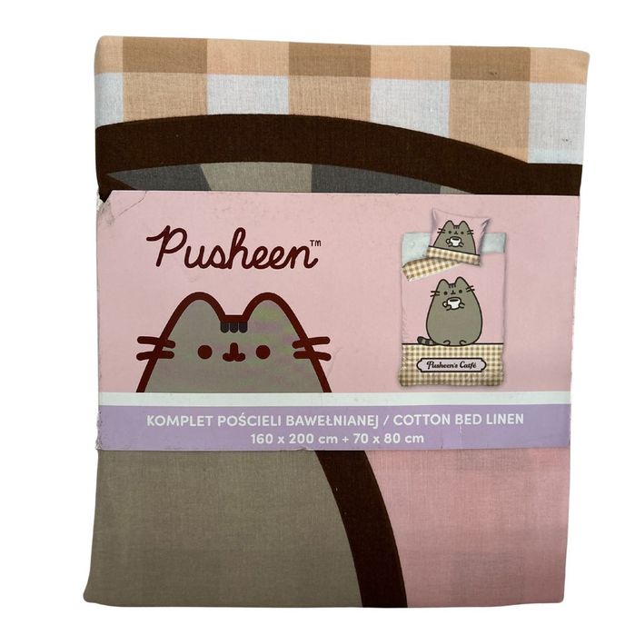 Bawełniana pościel 160x200 Pusheen