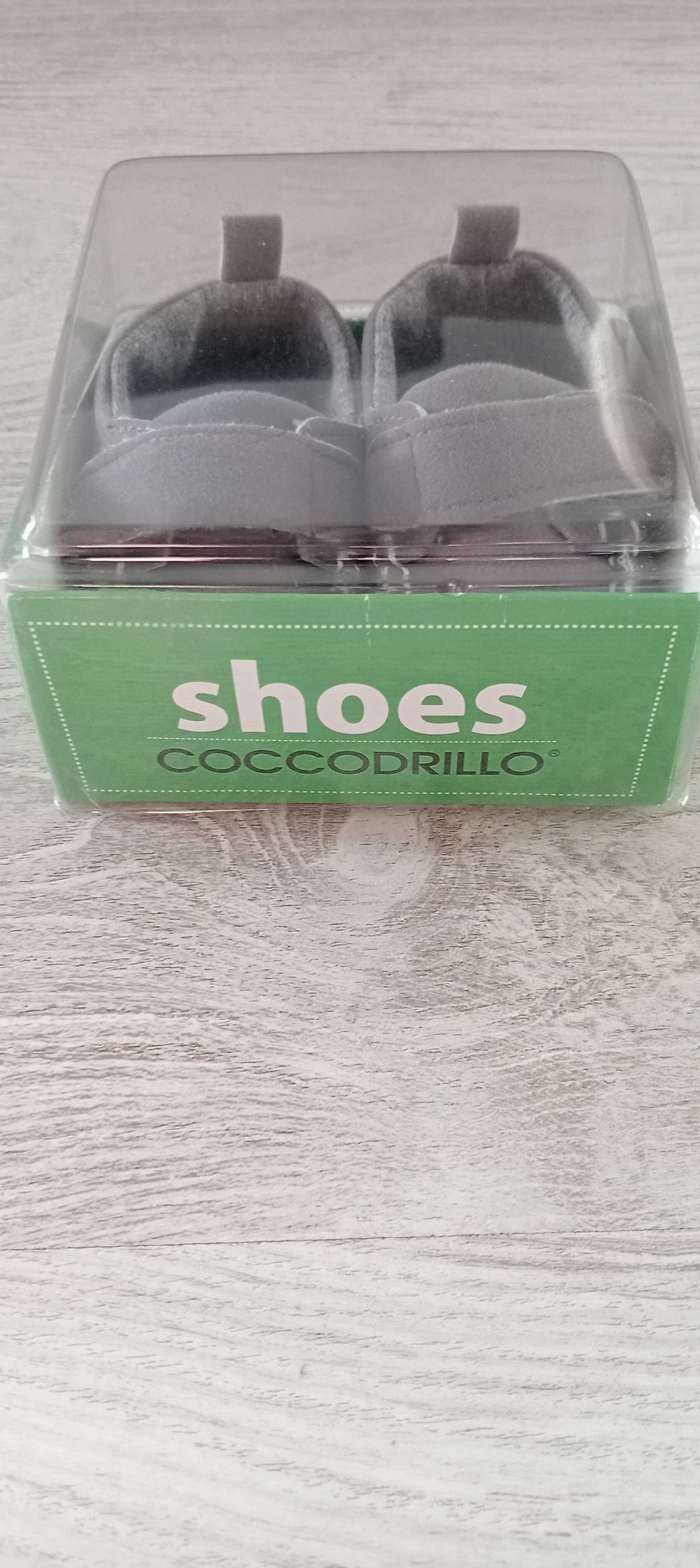 Buciki na chrzest/Niechodki coccodrillo rozmiar 1