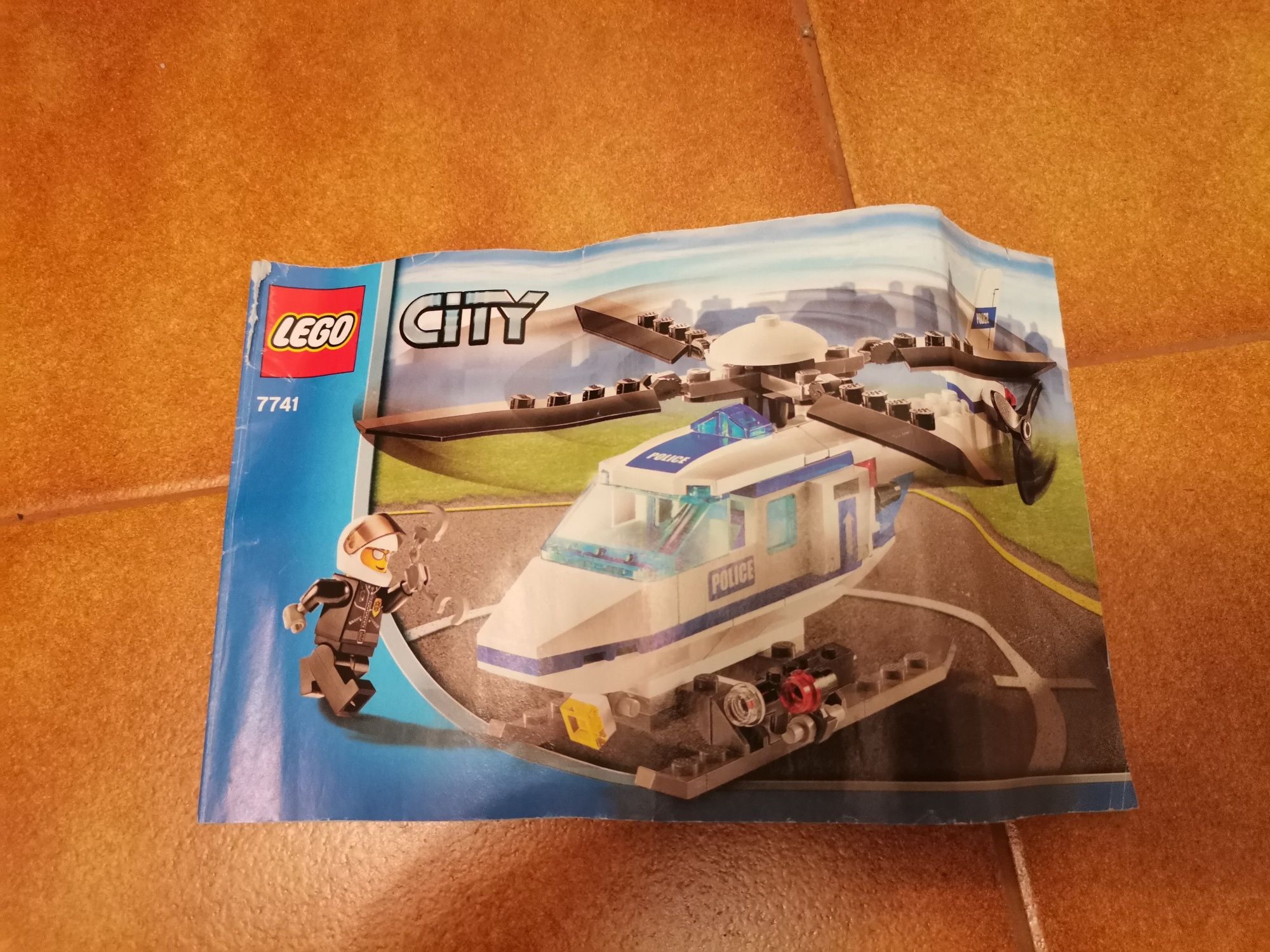 Helicopter da polícia da lego