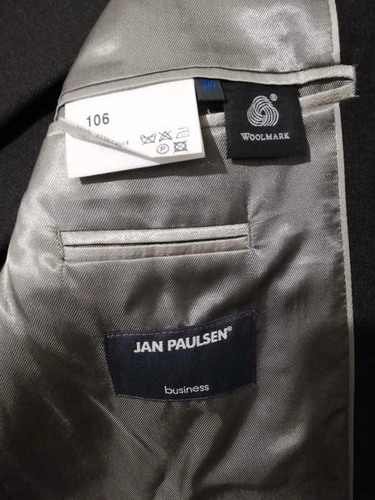 Jan Paulsen garnitur wełna marynarka + spodnie r. 106