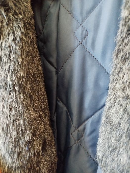 Naturalne futro z nutrii vintage