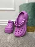 Жіносі крокси на платформі crocs stomp clog