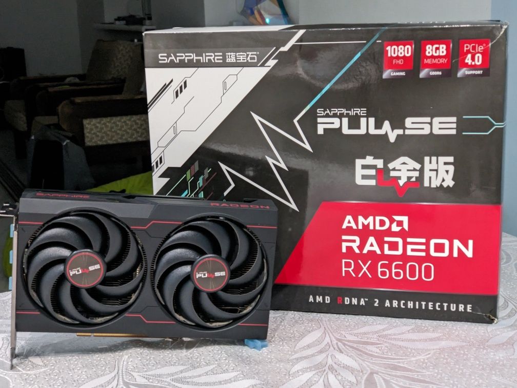 Відеокарта Rx6600 XFX, Pulse