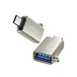 Adapter Joyroom S-H151 USB-C (męski) / USB-A (żeński) z oczkiem na smy