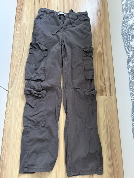 Bojówki spodnie szare 34  bershka