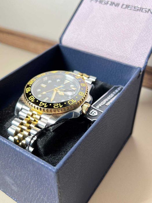 Годинник Pagani Design PD-1662 Silver-Gold 40mm