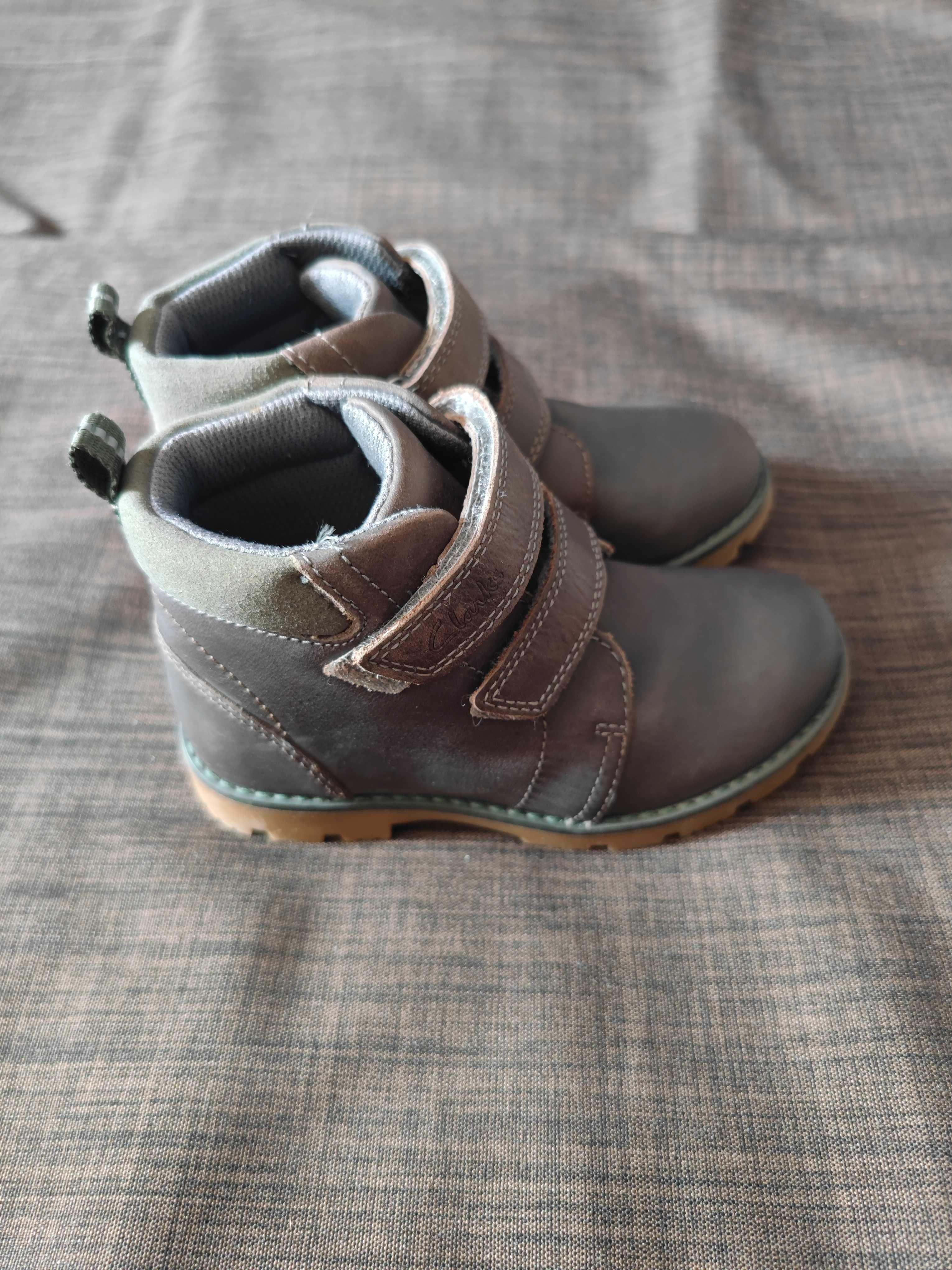 Детские кожаные ботинки Clarks Heath Strap(27р.16,5-17см.)
