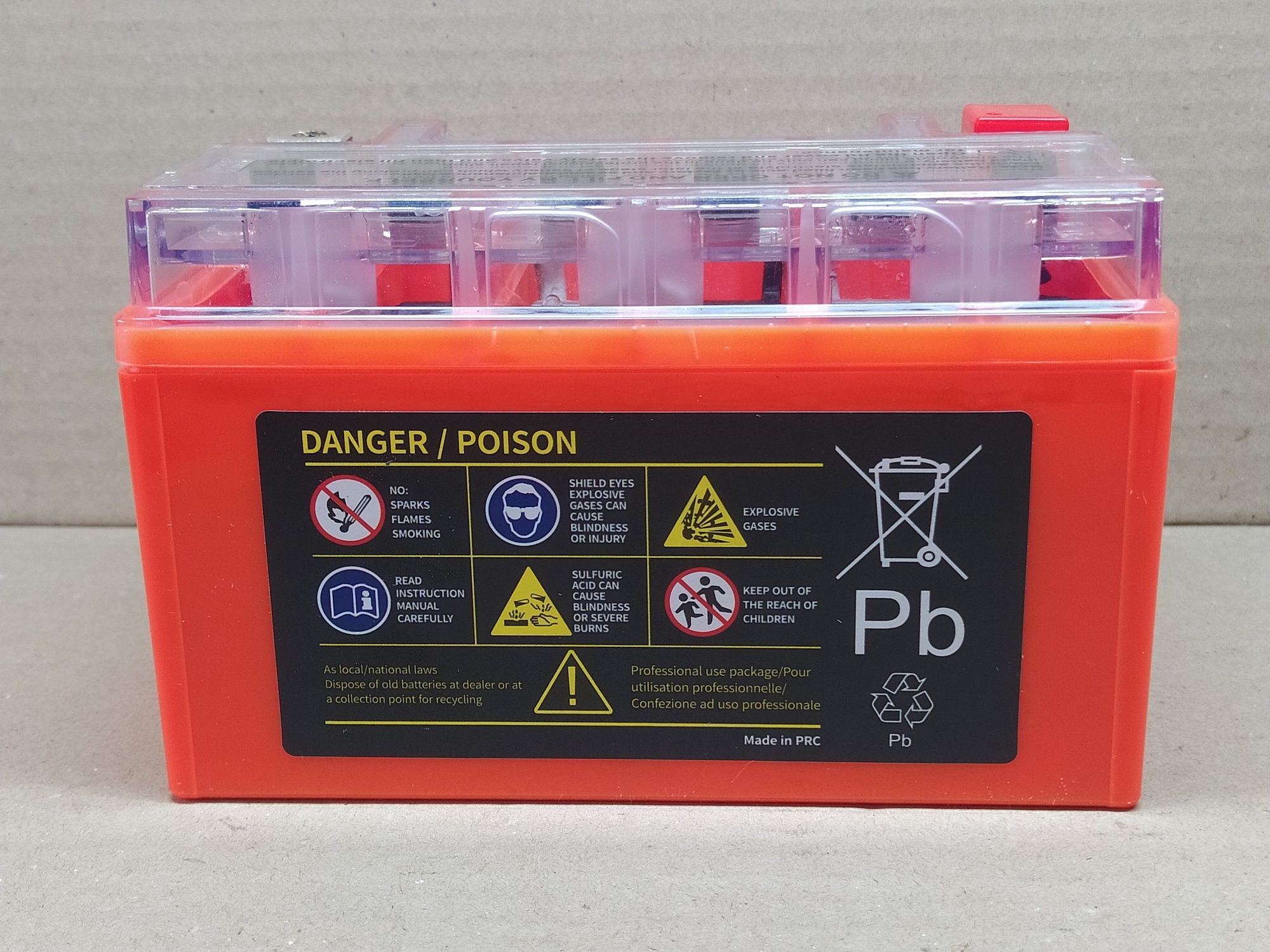 Аккумулятор мото АКБ GEL 12V 7A 150-87-94mm UTX7A-BS "OUTDO"