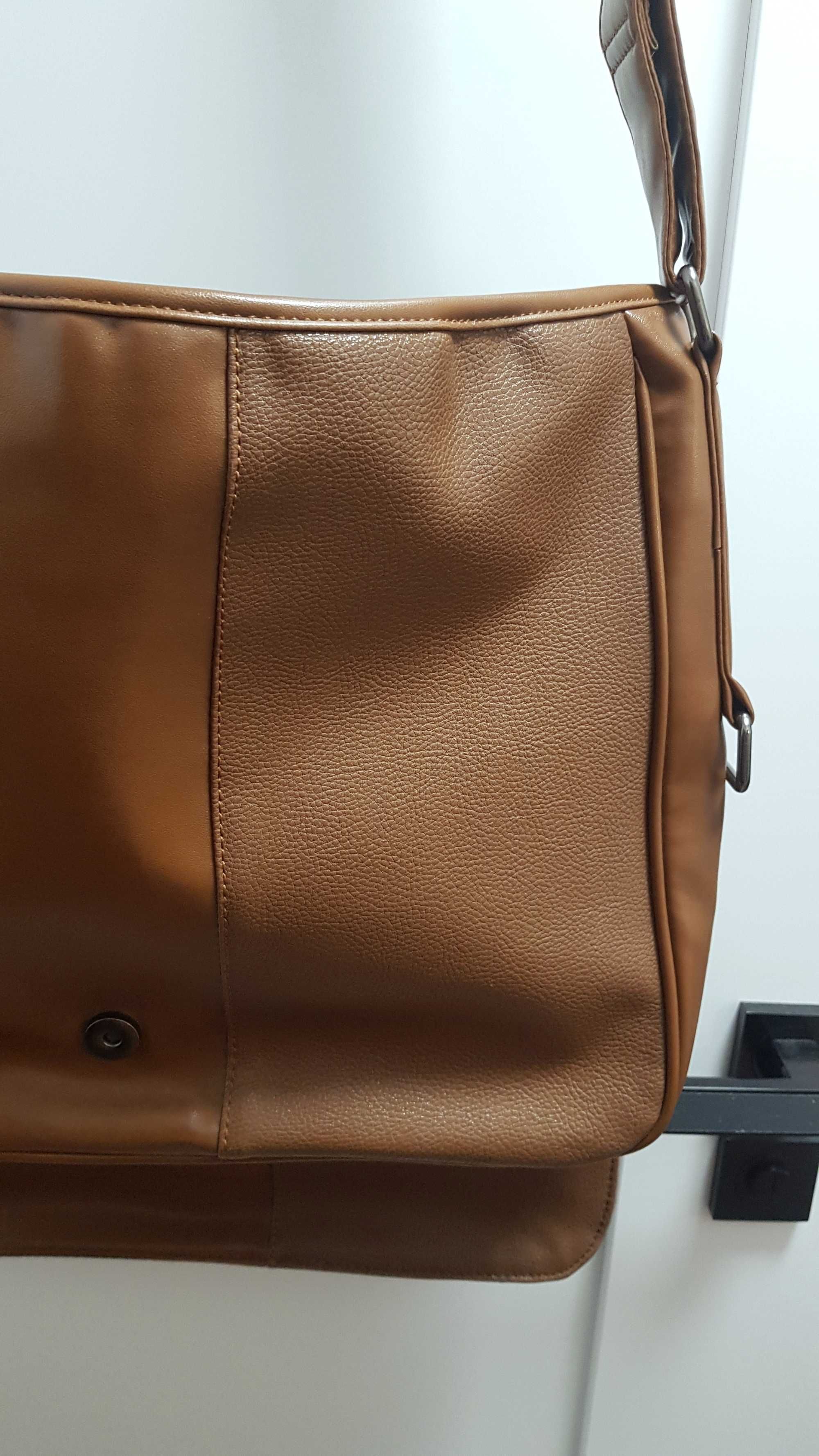 NOWA | torba męska na ramię | CARRY | brązowa | nieużywana | unisex