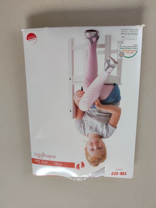 Rajstopy białe 116/122 cm