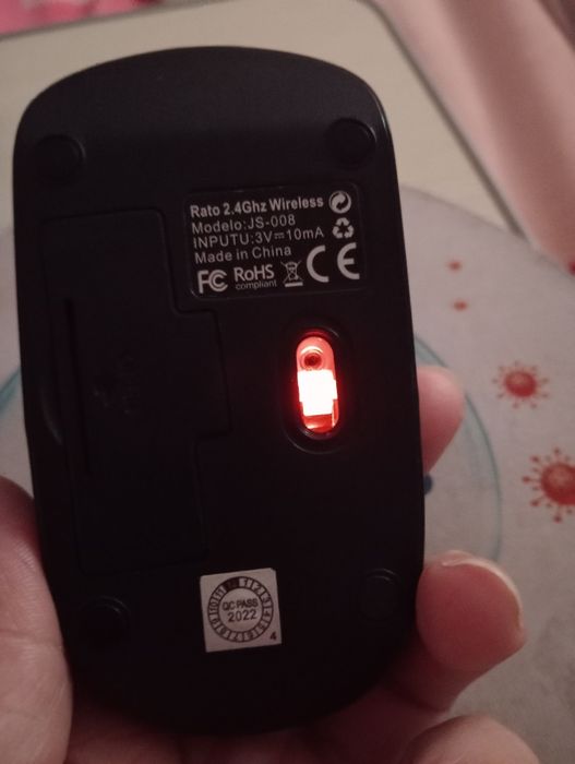 Rato óptico sem fio