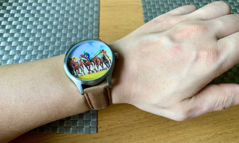 Zegarek dla fanów Koni, sportu Królów Polo wyścigów konnych, zwierząt