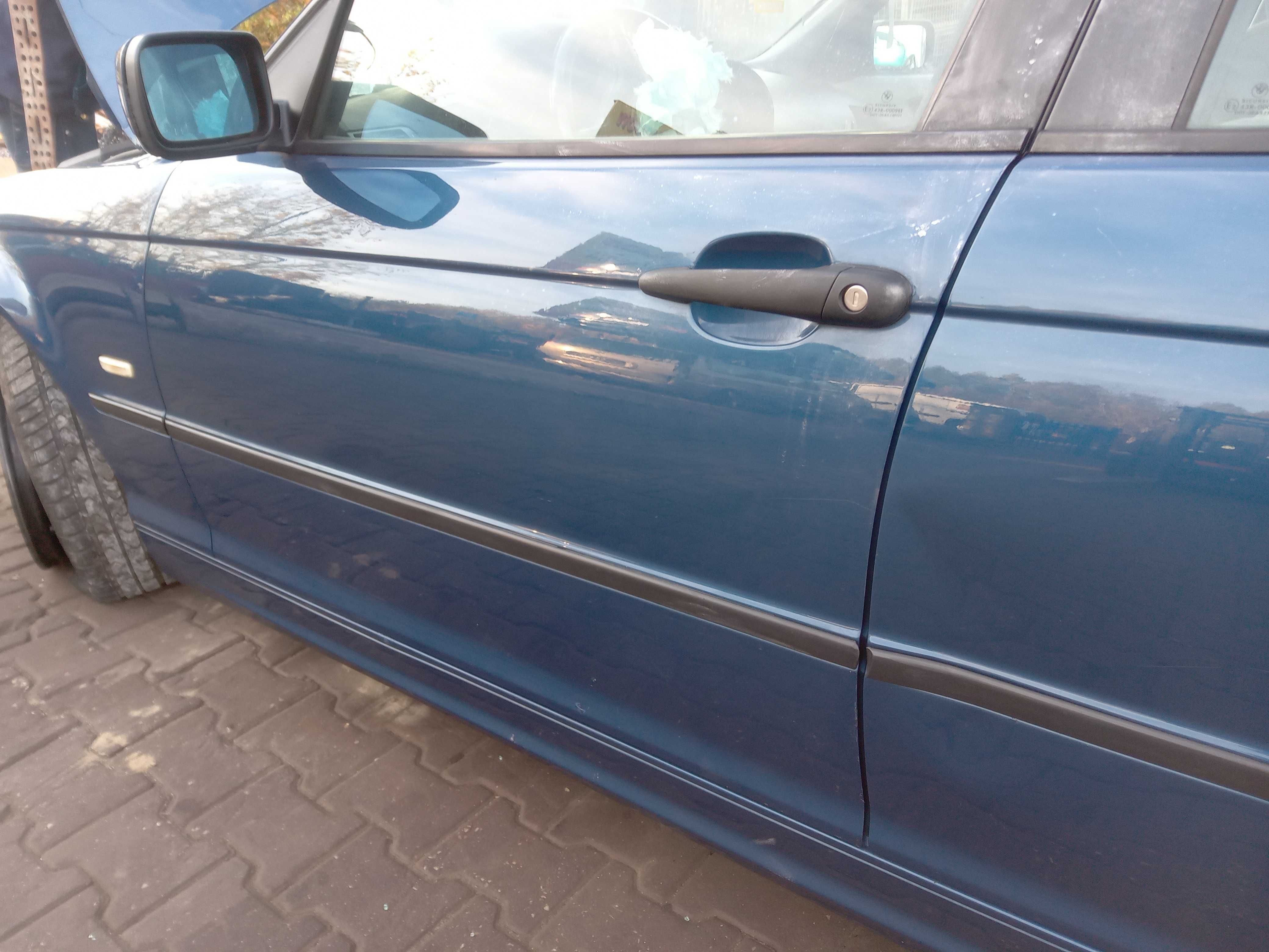Drzwi przednie lewe BMW 3 E46 364/5 Topasblau
