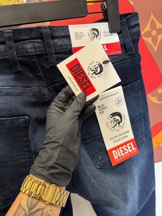 ЦЕНА ТАКИХ 3800! Мужские джинсы DIESEL темно-синие штаны осень30 31 32
