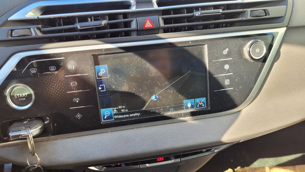 Radio nawigacja citroen c4 grand picasso II komplet wyświetlacz